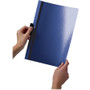 Durable DuraClip Report Cover, Clip Fastener, Clear/Dark Blue, 25/Box View Product Image