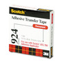 Scotch ATG Adhesive Transfer Tape, Permanent, Holds Up to 0.5 lbs, 0.5" x 36 yds, Clear View Product Image