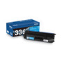 Brother TN336C High-Yield Toner, 3,500 Page-Yield, Cyan (BRTTN336C) View Product Image