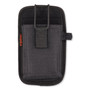 ergodyne Squids 5544 Phone Style Scanner Holster with Belt Clip and Loops, 1 Compartment, 3.75 x 1 x 6.5, Polyester,Black View Product Image