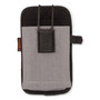 ergodyne Squids 5542 Phone Style Scanner Holster with Belt Loop, Large, 1 Compartment, 3.75 x 1.25 x 6.5, Polyester, Gray View Product Image