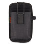ergodyne Squids 5542 Phone Style Scanner Holster with Belt Loop, Small, 1 Compartment, 3.75 x 1 x 6.5, Polyester, Black View Product Image