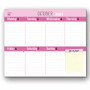 Blueline Fridge Planner Magnetized Weekly Calendar with Pads + Pencil, 12 x 12.5, White/Yellow Sheets, 16-Month (Sept-Dec): 2024-2025 View Product Image