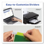 Avery Insertable Big Tab Plastic 2-Pocket Dividers, 8-Tab, 11.13 x 9.25, Assorted, 1 Set View Product Image
