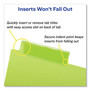 Avery Insertable Big Tab Plastic 2-Pocket Dividers, 8-Tab, 11.13 x 9.25, Assorted, 1 Set View Product Image