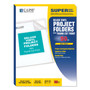 C-Line Deluxe Vinyl Project Folders, Letter Size, Clear, 50/Box View Product Image