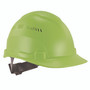 ergodyne Skullerz 8966 Class C Lightweight Cap-Style Hard Hat, Adjustable Venting, 6-Point Rachet Suspension, Lime View Product Image