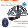 ergodyne Skullerz 8966 Class C Lightweight Cap-Style Hard Hat, Adjustable Venting, 6-Point Rachet Suspension, Blue View Product Image