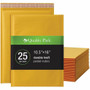 Quality Park Bubble Mailers - Bubble - 10 1/2" Width x 15" Length - Strip - Brown Kraft Product Image 