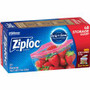 Ziploc Stand-Up Storage Bags - 1 quart Capacity - Blue - Kitchen, Storage - (SJN351317) Product Image 