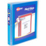 Avery Flexi-View 3 Ring Binder, 1 Inch Round Rings, 1 Blue Binder - 1" Binder Capacity - Letter - 8 1/2" x 11" Sheet Size - 175 Sheet Capacity - Fastener(s): Round Ring Product Image 
