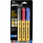 Avery Marks A Lot UltraDuty Markers, Chisel Tip, 3 Assorted Markers (29864) - 5 mm Bold Chisel, Narrow Narrow Bullet Marker Point - Black, Red, Blue Ink - Polyester Tip Product Image 