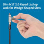 Kensington Slim N17 2.0 Keyed Laptop Lock (KMW60500) View Product Image