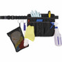 ergodyne Arsenal 5715 Cleaning Apron Pouch with Pockets, 10 Compartments, 11 x 13.5, Nylon, Black View Product Image