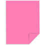 Astrobrights Color Cardstock, 65 lb Cover Weight, 8.5 x 11, Pulsar Pink, 250/Pack (WAU21041) View Product Image