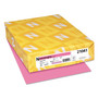 Astrobrights Color Cardstock, 65 lb Cover Weight, 8.5 x 11, Pulsar Pink, 250/Pack View Product Image