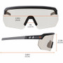 Ergodyne AEGIR Enhanced Anti-Fog Safety Glasses (EGO55004) View Product Image