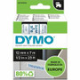 Dymo D1 Electronic Tape Cartridge - 1/2" Width x 23 ft Length - Blue, White - Easy Peel, Durable Product Image 