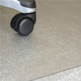 Floortex Ecotex Marlon BioPlus Rectangular Polycarbonate Chair Mat for Low/Medium Pile Carpets, Rectangular, 46" w  x 60" l, Clear View Product Image