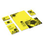 Astrobrights Color Cardstock, 65 lb Cover Weight, 8.5 x 11, Lift-Off Lemon, 250/Pack (WAU21021) View Product Image