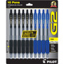 Pilot G2 Premium Gel Pen, Retractable, Fine 0.7 mm, Assorted Ink and Barrel Colors, 10/Pack View Product Image