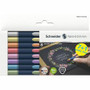 Schneider Metallic Rollerball Pens - 0.4 mm Pen Point - Assorted Metallic Ink - Bioplastic Barrel Product Image 