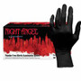 NIGHT ANGEL Nitrile Powder Free Exam Glove - 4 mil Thickness x 9.40" Glove Length - X-Large Size - For Right/Left Hand - Nitrile - Black Product Image 