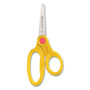 Westcott Scissor Caddy with Kids' Scissors, Pointed Tip, 5" Long, 2" Cut Length, Straight Assorted Color Handles, 24/Set View Product Image