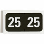 Smead ETYJ Color-Coded Year Labels - 25 - 3/4" Height x 1 1/2" Width - Black Product Image 