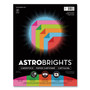 Astrobrights Double-Color Card Stock, 70 lb Cover Weight, Assorted Colors, 8.5 x 11, 80/Pack View Product Image