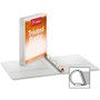 Cardinal Treated ClearVue Locking Slant-D Ring Binder, 3 Rings, 1" Capacity, 11 x 8.5, White (CRD32100) View Product Image