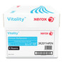 xerox Vitality Premium Multipurpose Print Paper, 97 Bright, 24 lb Bond Weight, 8.5 x 11, Extra White, 500/Ream, 8 Reams/Carton View Product Image