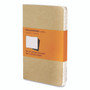 Moleskine Cahier Journal, 1-Subject, Narrow Rule, Brown Kraft Cover, (32) 5.5 x 3.5 Sheets, 3/Pack View Product Image