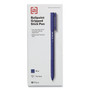 TRU RED Gripped Ballpoint Pen, Stick, Medium 1 mm, Blue Ink, Blue Barrel, Dozen View Product Image