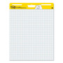 Post-it Easel Pads Super Sticky Vertical-Orientation Self-Stick Easel Pads, Quadrille Rule (1 sq/in), 25 x 30, White, 30 Sheets, 6/Pack View Product Image