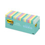 Post-it Notes Original Pads in Beachside Cafe Collection Colors, Cabinet Pack, 3" x 3", 100 Sheets/Pad, 18 Pads/Pack View Product Image