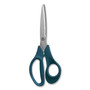 TRU RED Stainless Steel Scissors, 8" Long, 3.58" Cut Length, Straight Green Handle View Product Image