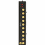 Tripp Lite by Eaton Protect It! 10-Outlet Surge Protector with Swivel Light Bars - 5-15R Outlets, 2 USB Ports, 6 ft. (1.8 m) Cord, 1350 Joules, Black View Product Image