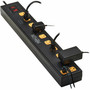 Tripp Lite by Eaton Protect It! 10-Outlet Surge Protector with Swivel Light Bars - 5-15R Outlets, 2 USB Ports, 6 ft. (1.8 m) Cord, 1350 Joules, Black View Product Image