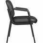 Lorell Deluxe Leather 4-Leg Guest Chair View Product Image