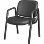 Lorell Deluxe Leather 4-Leg Guest Chair View Product Image