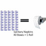 Egal Pads on a Roll Sanitary Napkins Roll View Product Image