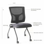 Lorell Conjure Mesh Training Chairs View Product Image