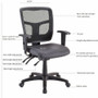 Lorell Executive Antimicrobial Mid-back Chair View Product Image