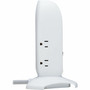 Tripp Lite by Eaton 5-Outlet Surge Protector Tower, 3x USB Ports (3.1A Shared), 6 ft. Cord, 5-15P Plug, 1200 Joules, White View Product Image
