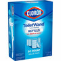 Clorox Disinfecting ToiletWand Refills, Blue/White, 4/Carton View Product Image