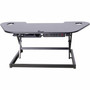 Rocelco CADR-46 Corner Sit-to-Stand Desk Riser View Product Image