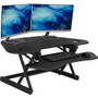 Rocelco CADR-46 Corner Sit-to-Stand Desk Riser View Product Image