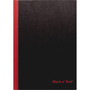 Black n' Red Hardcover Casebound Notebooks, SCRIBZEE Compatible, 1-Subject, Wide/Legal Rule, Black Cover, (96) 11.75 x 8.25 Sheets View Product Image
