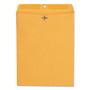 Universal Kraft Clasp Envelope, 28 lb Bond Weight Kraft, #97, Square Flap, Clasp/Gummed Closure, 10 x 13, Brown Kraft, 100/Box (UNV35267) View Product Image